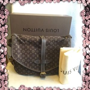 sOLD📍LOUIS VUITTON SAUMUR30 DRAK BROWN 100%AUT.